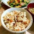 recoreco's cooksnap of when they made 人参ときのこの炊き込みご飯.