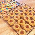 ぽてともよん's cooksnap of when they made ピーナツバター・ブロッサム・クッキー♪.