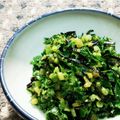 kerochi's cooksnap of when they made 少量で作る♪大根葉のふりかけ.
