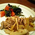 umizarusuki's cooksnap of when they made 新じゃがと豚肉の☆梅バタ炒め♪♪.