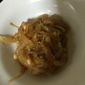 LeyLeyLeys's cooksnap of when they made 調味料1:1:1:1えのきと玉葱の甘辛煮.