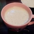 ＊とりこ＊'s cooksnap of when they made 黒ゴマきなこのバナナミルク.