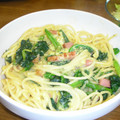 ♪りんご♪'s cooksnap of when they made 和風、ホウレン草ときのことパスタ.