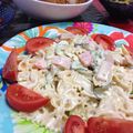 ガノッチ's cooksnap of when they made ショートパスタでファルファッレの卵サラダ.