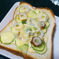kana_kei's cooksnap of when they made ちくわ＆きゅうりマヨチートースト.