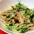 mariko1713's cooksnap of when they made しゃきしゃき✿水菜と✿しめじの✿卵とじ.