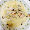 ともぞーくん's cooksnap of when they made 鮭ときのこのクリームパスタ.