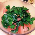 mayu0mayu's cooksnap of when they made 夏バテなんて！トマトとニラのナムル。.
