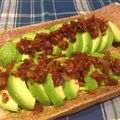 miwayon's cooksnap of when they made アボカドのベーコンカルパッチョ.