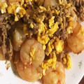ぎゅうたんとしーずー's cooksnap of when they made 青梗菜と海老・豚肉の中華風炒め.
