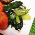 南極はんぞー's cooksnap of when they made 小松菜とちりめんじゃこのお浸し.