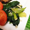南極はんぞー's cooksnap of when they made 小松菜とちりめんじゃこのお浸し.