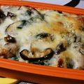 ともチンマン's cooksnap of when they made ほうれん草としめじのグラタン.