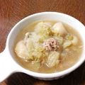 カメの子くじら's cooksnap of when they made 里芋と白菜の温か～いスープ.