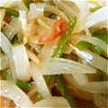 よねちき's cooksnap of when they made 玉葱といんげんの梅和え.