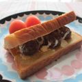 doiko's cooksnap of when they made ミートボールとチーズのホットサンド.