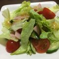 mamaたぬ's cooksnap of when they made 3分で完成♡塩レモンドレッシングサラダ♡.