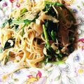 キャビィーママ's cooksnap of when they made ひと手間省く、ほうれん草ベーコンパスタ.