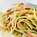 PRN_'s cooksnap of when they made 水菜キノコdeバター醤油な和風パスタ.