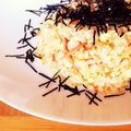 ♪イエロー♪'s cooksnap of when they made ちらし寿司残り＆酢飯で☆チャーハン.