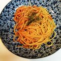 みーこ0925's cooksnap of when they made 簡単！トマトとツナのパスタ.