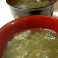 がんばる子's cooksnap of when they made 即席！とろろ昆布のお吸い物.