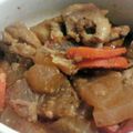 くぅふぁ's cooksnap of when they made 鶏肉と大根の韓国風ピリカラ煮☆にんにく風味☆.