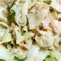 さとっちにゃん's cooksnap of when they made 大根ときゅうりのツナごまマヨサラダ.