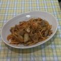ラリー＆サラ's cooksnap of when they made 混ぜ炒めるだけ♪簡単ボリューム豚キムチ.