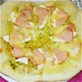 LiLiCo2's cooksnap of when they made リコッタチーズピザ❁ジェノベーゼver.