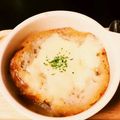 夏野飴's cooksnap of when they made オニオングラタンスープ.