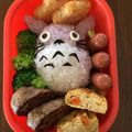 のんタイム's cooksnap of when they made トトロ☆キャラ弁☆.