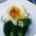 とんもんもん's cooksnap of when they made オクラと大根おろしの麺つゆ和え.