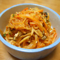 まゆみ母ちゃん's cooksnap of when they made 切り干し大根とキムチの炒め煮.