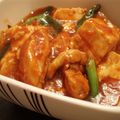 rota_london's cooksnap of when they made 豆腐と鶏肉の韓国風.