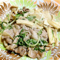 RY０chan's cooksnap of when they made 水菜とエリンギのマヨ炒め.