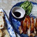 yukine104's cooksnap of when they made 美味！簡単！白ネギと鶏肉の北京ダック風♡.