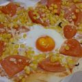 ゆずまさままち's cooksnap of when they made 自宅で簡単！激ウマピザ。ビスマルク編.