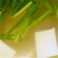 あねけこ's cooksnap of when they made ニラ、えのき、豆腐の中華スープ.