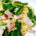 yumi5215's cooksnap of when they made 菜の花のパスタ☆簡単ペペロンチーノ.