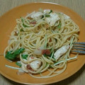 ちび0505's cooksnap of when they made ささみと梅の和風パスタ.
