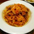 chisat00's cooksnap of when they made 海老トマトクリームパスタ● トマトソース.