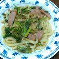 ひめは8's cooksnap of when they made レモン香る♪たっぷり小松菜焼きうどん.