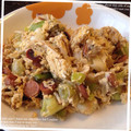 Ｂｚ玲's cooksnap of when they made もやしウィンナーの卵とじ(*^^*).