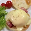 リラメグ's cooksnap of when they made ちょっと手抜きのエッグベネディクト♪.