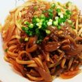 sooh68's cooksnap of when they made 赤味噌香る、舞茸と挽き肉の絶品おうどん。.