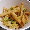 Giabbico's cooksnap of when they made 白菜と揚げのサラダ.