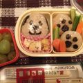 bellikky's cooksnap of when they made ★運動会★　愛犬の肉球お弁当.