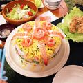 ぷくぴろ's cooksnap of when they made ✿　ひな祭り　ちらし寿司ケーキ　✿.