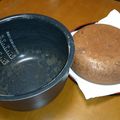naturalwin's cooksnap of when they made HM＋板ﾁｮｺ＋炊飯器＝ﾁｮｺｹｰｷ♪.